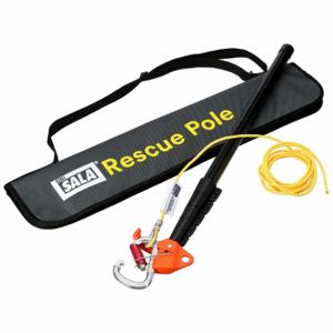 DBI-SALA 8900299 Rescue Pole, Black, Aluminum, Carrying Bag/Connection Hook/Rope | CP4GXG 53CV21