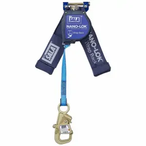 DBI-SALA 3101654 Self-Retracting Lifeline, Steel Snap Hook Anchor, Harness Steel Quick-Connect | CP2RUR 786VF8