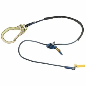 DBI-SALA 1234088 Positioning Lanyard, Steel Rebar Hook, Steel Carabiner, 10 ft Length, 310 lb Capacity | CP2QVH 491R06