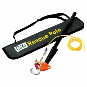 DBI-SALA 8900299 Rescue Pole, Black, Aluminum, Carrying Bag/Connection Hook/Rope | CP4GXG 53CV21