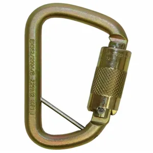 DBI-SALA 2000117 Carabiner, Gold, 420 lb Wt Capacity | CR2ZAR 30M715