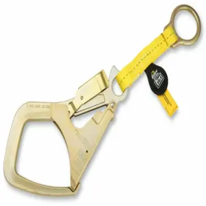 DBI-SALA 1231305 Rebar Hook Anchor, Swivel D-Ring, Fixed Beam Clamp, 1 1/2 Inch Dp, 1 1/2 ft Length | CV4KJQ 30M658