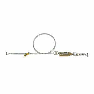 DBI-SALA 7603200 Multispan System, 200 ft Lifeline Length, Permanent, Anchorage Connectors, Steel, Steel | CP2QQH 30M943