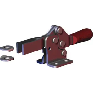 DESTACO 213-U-L Flanged Base Horizontal Clamp, 0.85 Inch Clamp Arm, 150 lb | AJ8AVN