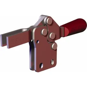 DESTACO 213-UB-L Horizontal Hold Down Clamp, Straight Base, Open Bar, 150 lb | AJ8BFM