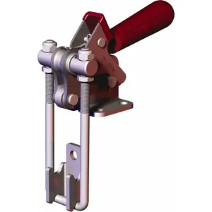 DESTACO 344-R Pull Action Latch Clamp, Vertical U Hook, 2000 lb Capacity | AJ8BHT