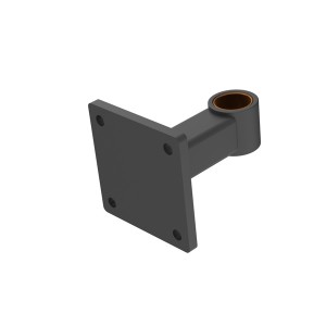 DECTRON USA 70-0055-00 Wall Mount, 3 Inch Square Size, Steel, Black Powder Coat | CE8AFG