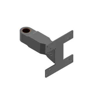 DECTRON USA 70-0060-00 Monitor Mounting Attachment, 0.87 Bearing Hole, Steel, Black Powder Coat | CE8AFH