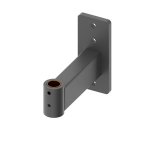 DECTRON USA 70-0095-00 Narrow Wall Mount, 6 Inch Extension, Steel, Black Powder Coat | CE8AFL