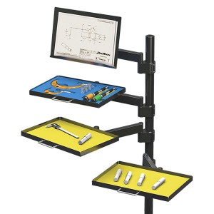 DECTRON USA VSMFG-0001-00 Vertikal integrierte ergonomische Workstation | CE8AGU