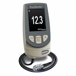DEFELSKO PosiTector 6000 FTS1 Coating Thickness Gage, NIST, 0 to 250 mil, Ferrous Metal, USB, Std Electronic | CP3LNE 54GC58