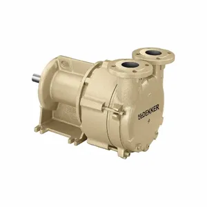 DEKKER VACUUM TECHNOLOGIES, INC. DV0060D-PA3 Liquid Ring Vacuum Pump, Pedestal Bare-Shaft, 1 Stage, 60 cfm, 29 Inch Size Hg Max Vacuum | CP3LRY 443X44