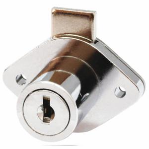 DELTA LOCK G DR1500A375PCSM1 Key Retaining Lock, 1 1/2 Inch Size Material Thick, 7/8 Inch Size Mounting Hole Dia | CP3MER 429H70