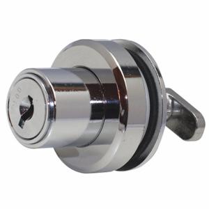 DELTA LOCK G GR1250T625PCSM2 Sliding Door Lock, T-Bolt Glass Plunger | CP3MFF 429H76