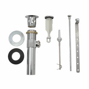 DELTA RP5651 Faucet Pop-Up Drain Assembly, 2 1/8 Inch Pipe Dia, Brass/Plastic, Chrome, Slip | CR2ZNR 10N730