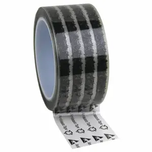 DESCO INDUSTRIES 79212 Clear Tape, ESD Symbols, 2 Inchx72 yd | CP3MKT 56XU14