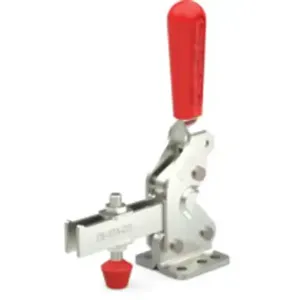 DESTACO 2007-USS Hold-Down Clamp, Std Vertical Handle, Flange Base Mounting | CP3MLT 56LZ02