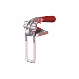 DESTACO 374 Pull Action Latch Clamp, U Hook, Flanged Base, Steel, 4000 lb | AJ8BDK