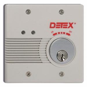 DETEX EAX-2500F GREY W-CYL Ausgangstüralarm, eloxiertes Duranodic, Einsteckschloss, Hupe, Einsteckschloss, variabel, ohne Handbedienung | CP3NAH 44ZV08