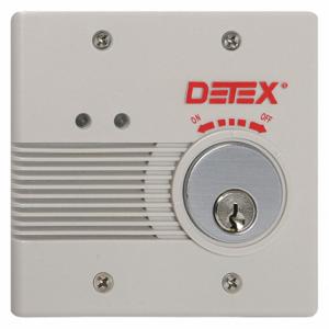 DETEX EAX-2500S GREY W-CYL Ausgangstüralarm, eloxiertes Duranodic, Einsteckschloss, Hupe, Einsteckschloss, variabel, ohne Handbedienung | CP3NAE 44ZV20