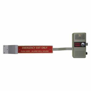 DETEX ECL-600 GRAY Exit Door Alarm, Painted Gray, Mortise, Door Mount Exit Alarm, Mortise, Variable | CP3NAG 54PC14