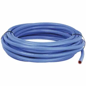 DETROIT FLEX DEFENSE 5526-038X50 Heater Hose, 3/8 Inch Hose Inside Dia, 50 ft Hose Length, Blue, Silicone, Silicone | CP3NBK 41GT08