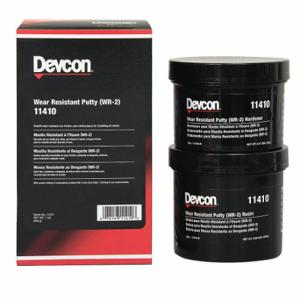 DEVCON 11410 Verschleißfester Kitt, 1 Pfund, Kit, Grau, Packungsmenge 6 | CP3NDP 166P06