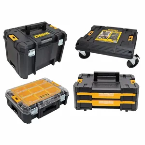 DEWALT 42NM53 Rolling Tool Box Set, 13 Inch Width, 4 1/2 Inch Depth, 5 Inch Height, Plastic | CP3PBT