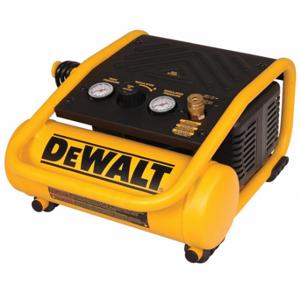 DEWALT D55140 Portable Air Compressor, Quiet, Oil Free, 1 Gal, Hot Dog, 0.33 Hp, 0.75 Cfm, 120 Vac | CP3QND 1VAN7
