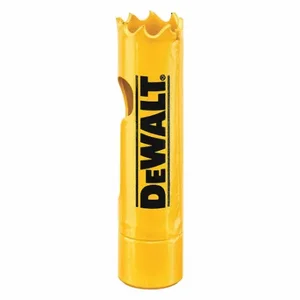 DEWALT DAH180011 Hole Saw, 11/16 Inch Saw Dia, 4/5 Teeth per Inch, 1 3/4 Inch Max. Cutting Dp, Bi-Metal | CP3QCG 60NN39