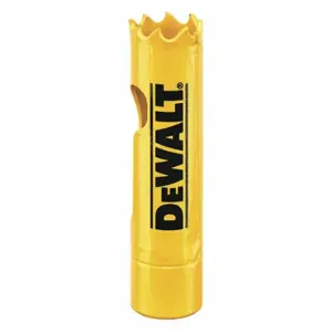 DEWALT DAH180010 Hole Saw, 5/8 Inch Saw Dia, 4/5 Teeth per Inch, 1 3/4 Inch Max. Cutting Depth | CP3QDG 60NN38