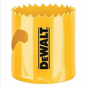 DEWALT DAH180034 Hole Saw, 2 1/8 Inch Saw Dia., 4/5 Teeth per Inch, 1 3/4 Inch Max. Cutting Depth, Bi-Metal | CN2QUE D180034 / 6UV39