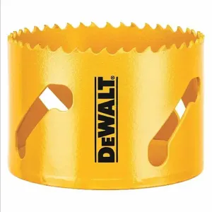 DEWALT DAH180050 Hole Saw, 3 1/8 Inch Saw Dia., 4/5 Teeth per Inch, 1 3/4 Inch Max. Cutting Depth, Bi-Metal | CN2QUG D180050 / 6UV19