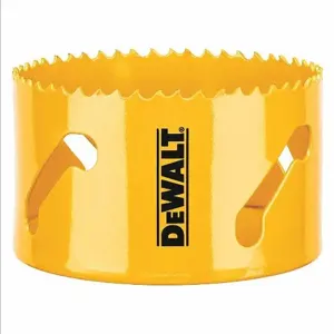 DEWALT DAH180052 Hole Saw, 3 1/4 Inch Saw Dia., 4/5 Teeth per Inch, 1 3/4 Inch Max. Cutting Depth, Bi-Metal | CN2QUH D180052 / 6UV21