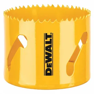 DEWALT DAH180058 Hole Saw, Bi-Metal Tooth, 3 5/8 Inch Saw Dia., 5/8-18 Thread Size | CH6NVW 60NN74