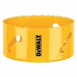 DEWALT DAH180101 Hole Saw, 4 5/8 Inch Saw Dia, 4/5 Teeth per Inch, 1 3/4 Inch Max. Cutting Dp, Bi-Metal | CP3QDD 60NN97