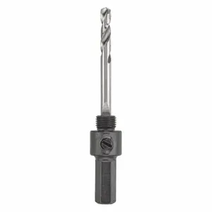 DEWALT DAH9122PBM Hole Saw Arbor, 1/2 20 Thread Size, Hex Arbor Shank, Includes Pilot Bit | CP3QBG 60NN98