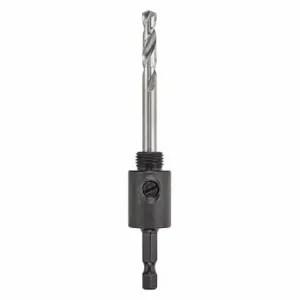 DEWALT DAH9141PBM Hole Saw Arbor, 1/2 20 Thread Size, Hex Arbor Shank, Includes Pilot Bit | CP3QBE 60NN85