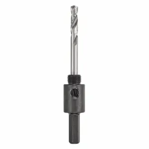 DEWALT DAH9384PBM Hole Saw Arbor, 1/2 20 Thread Size, Hex Arbor Shank, Includes Pilot Bit | CP3QBF 60NN86