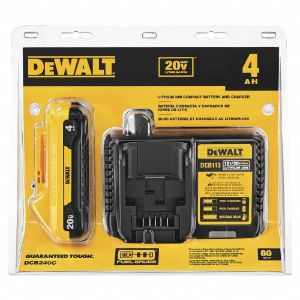 DEWALT DCB240C Battery and Charger Kit, Li-Ion, 4Ah | CF2UHN 55KE72