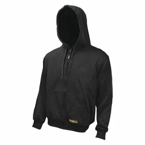 DEWALT DCHJ067B-XL Heated Hoodie, Mens, XL, Black, Up to 7.5 hr, 48 Inch Max Chest Size, 2 Outside Pockets | CP3QDY 31AC96