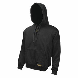 DEWALT DCHJ067B-S Heated Hoodie, Mens, S, Black, Up to 7.5 hr, 36 Inch Max Chest Size, 2 Outside Pockets | CP3QDW 31AC93