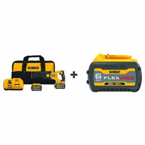 DEWALT DCS389X2 Reciprocating Saw Kit, Bonus Battery, 1 1/8 Inch Stroke Length, 3 | CP3QQL 387ZP4