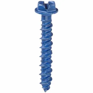 DEWALT DFM12700 Concrete/Masonry Screw, 3/16 Inch Anchor Dia., Steel Anchor, 100PK | CG6MQU 55KN72