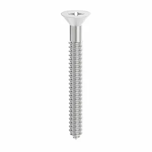 DEWALT DFM12742 Flat Phillips Concrete Screw, 3/16 Inch x 1 3/4 Inch Size, Steel, 100PK | CG6MRH 55KN85