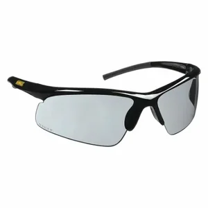 DEWALT DPG51-2 Safety Glasses, Wraparound Frame, Full-Frame, Gray, Black, Black, M Eyewear Size, Unisex | CP3QUY 3NUN4