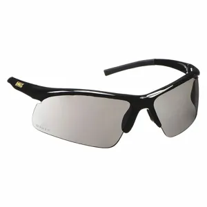 DEWALT DPG51-6 Safety Glasses, Wraparound Frame, Full-Frame, Gray Mirror, Black, Black, M Eyewear Size | CP3QUX 3NUP6