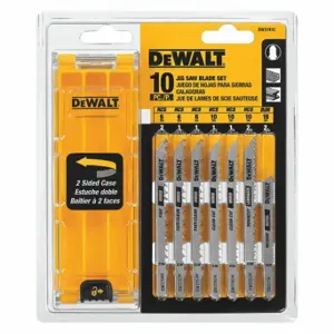 DEWALT DW3741C Jig Saw Blade Set, 10Pc | CR2ZTV 131V81