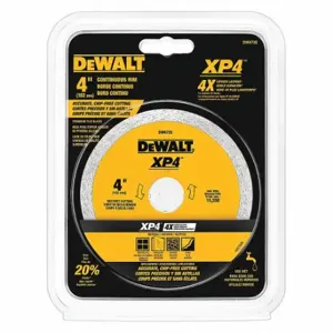 DEWALT DW4735 Porcelain Tile Blade, 4 Inch | CR2ZRP 135D72