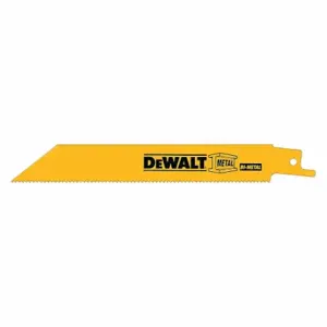 DEWALT DW4808B Straight Recip Saw Blade, 6 Inch, 14Tpi, PK 100 | CP2HML 131V48